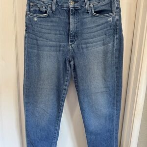 Joes Classic Blue Straight Jeans with Natural Fading